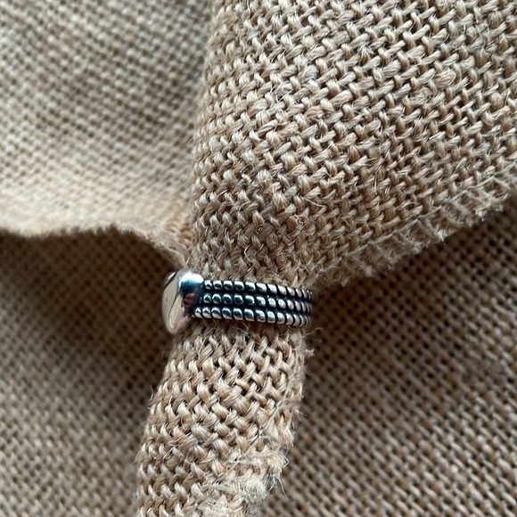 LOVE Heart Rings Vintage Handmade Weave Thai Silver adjustable ring New - Picture 11 of 16